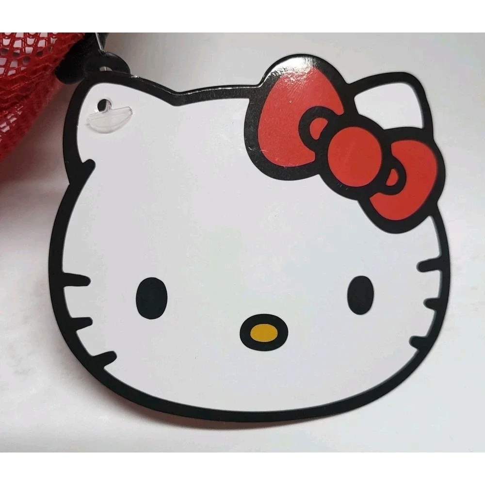 Hello Kitty by Sanrio‎ 2025 Red Glittering Baseball Cap Snap Back NWT Hat